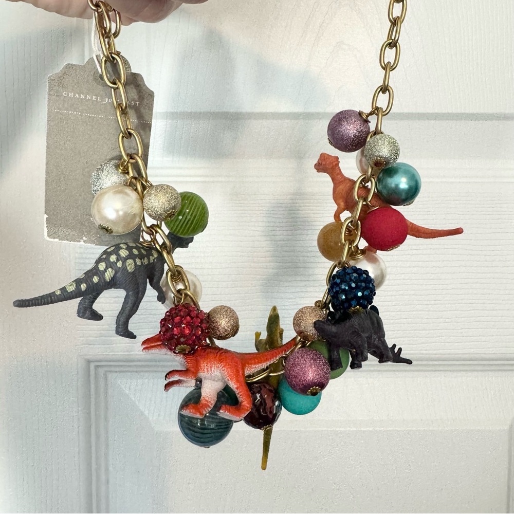 Anthropologie Handmade Lenora Dame 24k Necklace - Picture 6 of 6